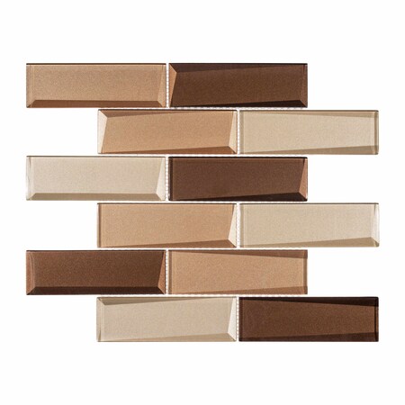 Andova Tiles SAMPLE-Daazen Borealis 2 in. x 6 in. Glass Mosaic Wall Tile SAM-ANDDAA976